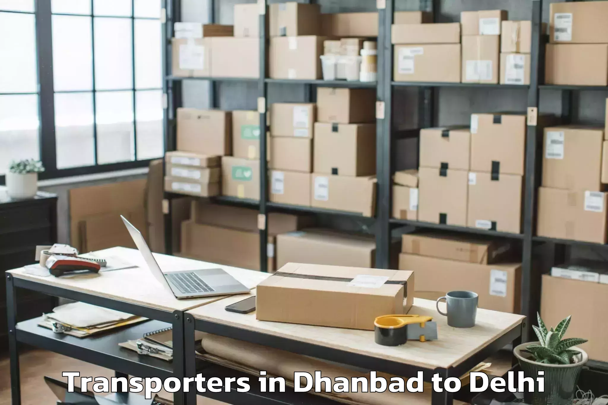 Top Dhanbad to Jhilmil Transporters Available